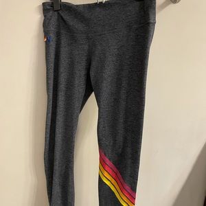 Aviator nation leggings size M dark grey